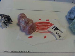 Scene 6 – Dead victim covered in blood
 