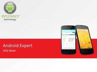 Android Expert
Jelly Bean
 