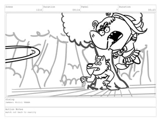 Scene
1210
Duration
09:14
Panel
7
Duration
00:23
Dialog
Jabber: Hiiiii YAAAA
Action Notes
match cut back to reality
 