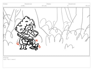 Scene
1190
Duration
07:16
Panel
3
Duration
00:23
Dialog
Yogi: Don't move!!
 