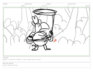 Scene
1190
Duration
07:16
Panel
7
Duration
00:23
Dialog
Peter: I reckon I'm about to root right up your toot!!
Action Notes
cycle lasso twirling
 