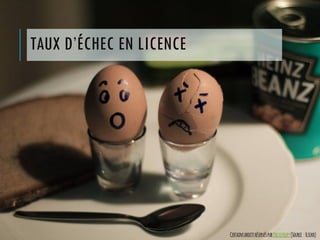 TAUX D’ÉCHEC EN LICENCE
CertainsdroitsréservésparPhototropy(Source :Flickr)
 
