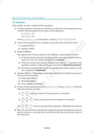class-10 Maths Ncert Book | Chapter-3 | Slides By MANAV | | PDF