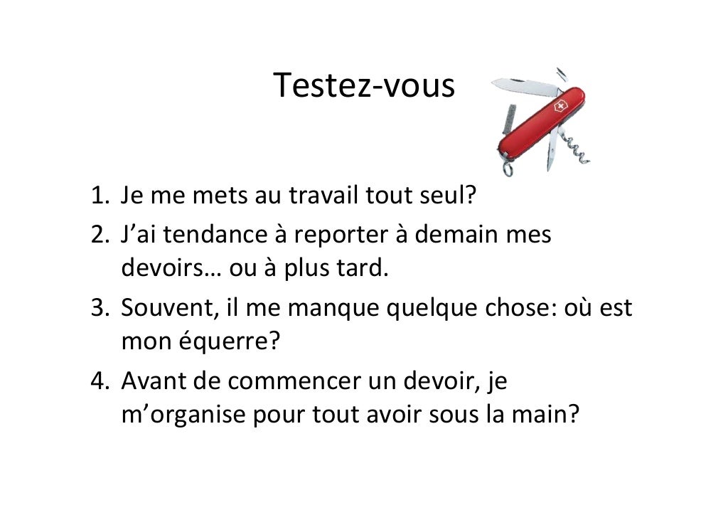 Méthode de travail : aider son enfant à préparer sa journée, ses devo…