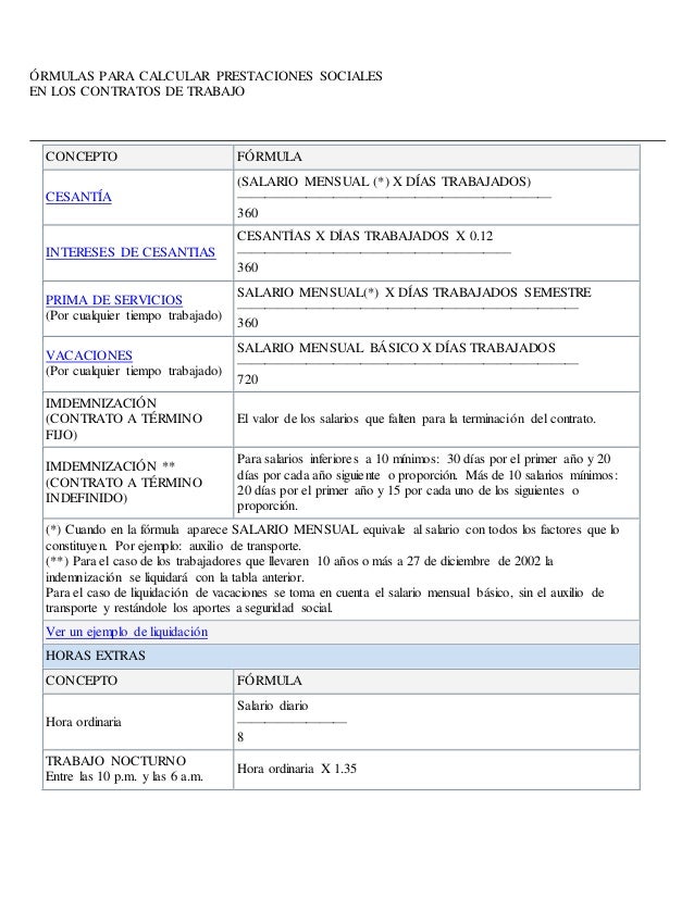 Jemplo de liquidación de salario