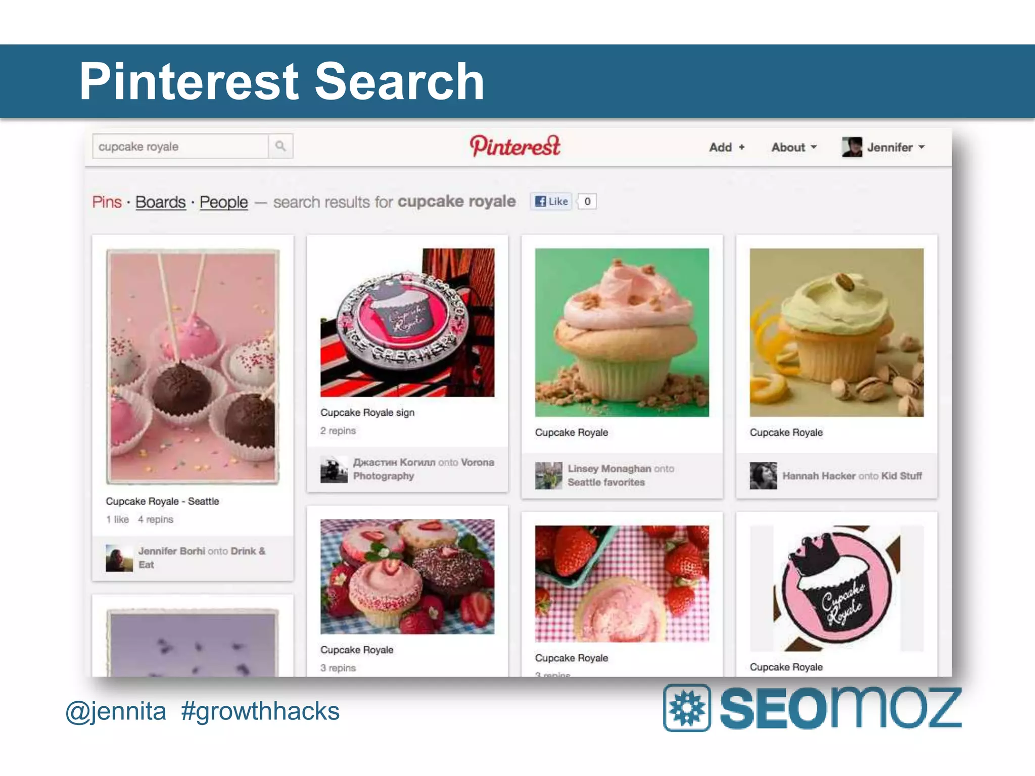 Pinterest Search




@jennita #growthhacks
 