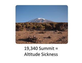 19,340	
 Summit	
 =	
 	
 
Al2tude	
 Sickness	
 
 