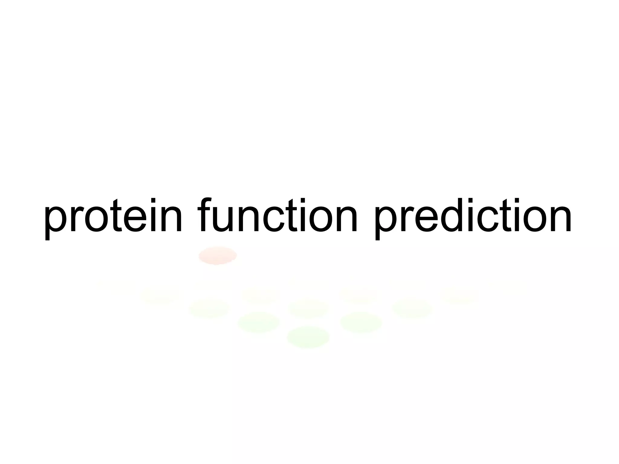 protein function prediction 