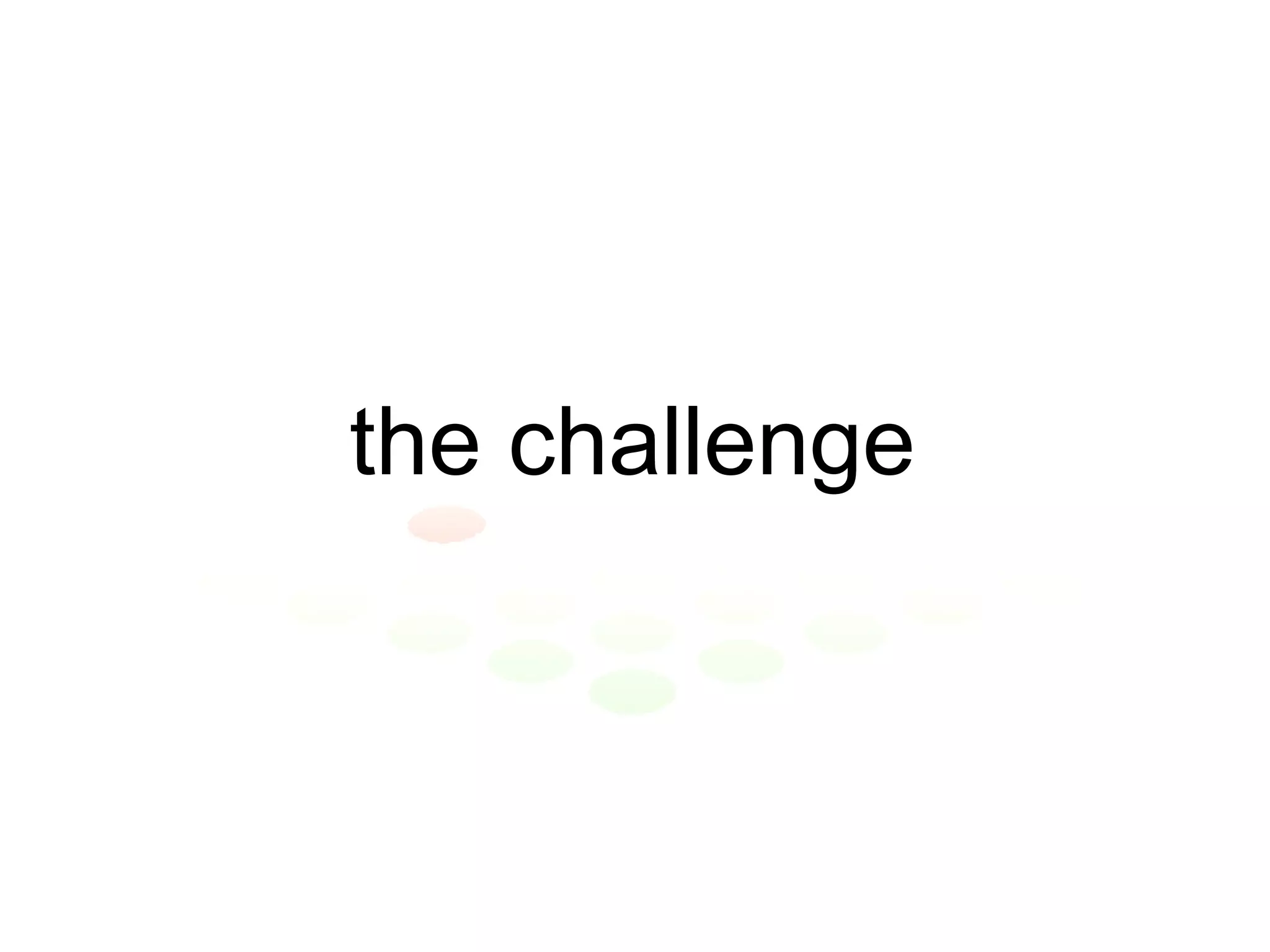 the challenge 