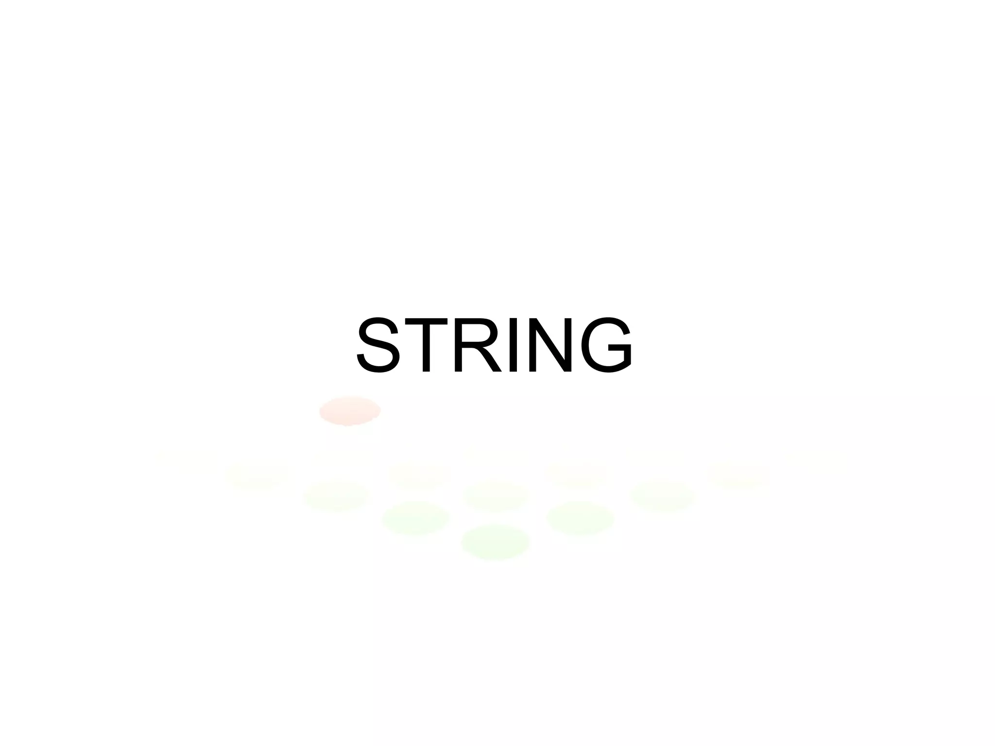 STRING 