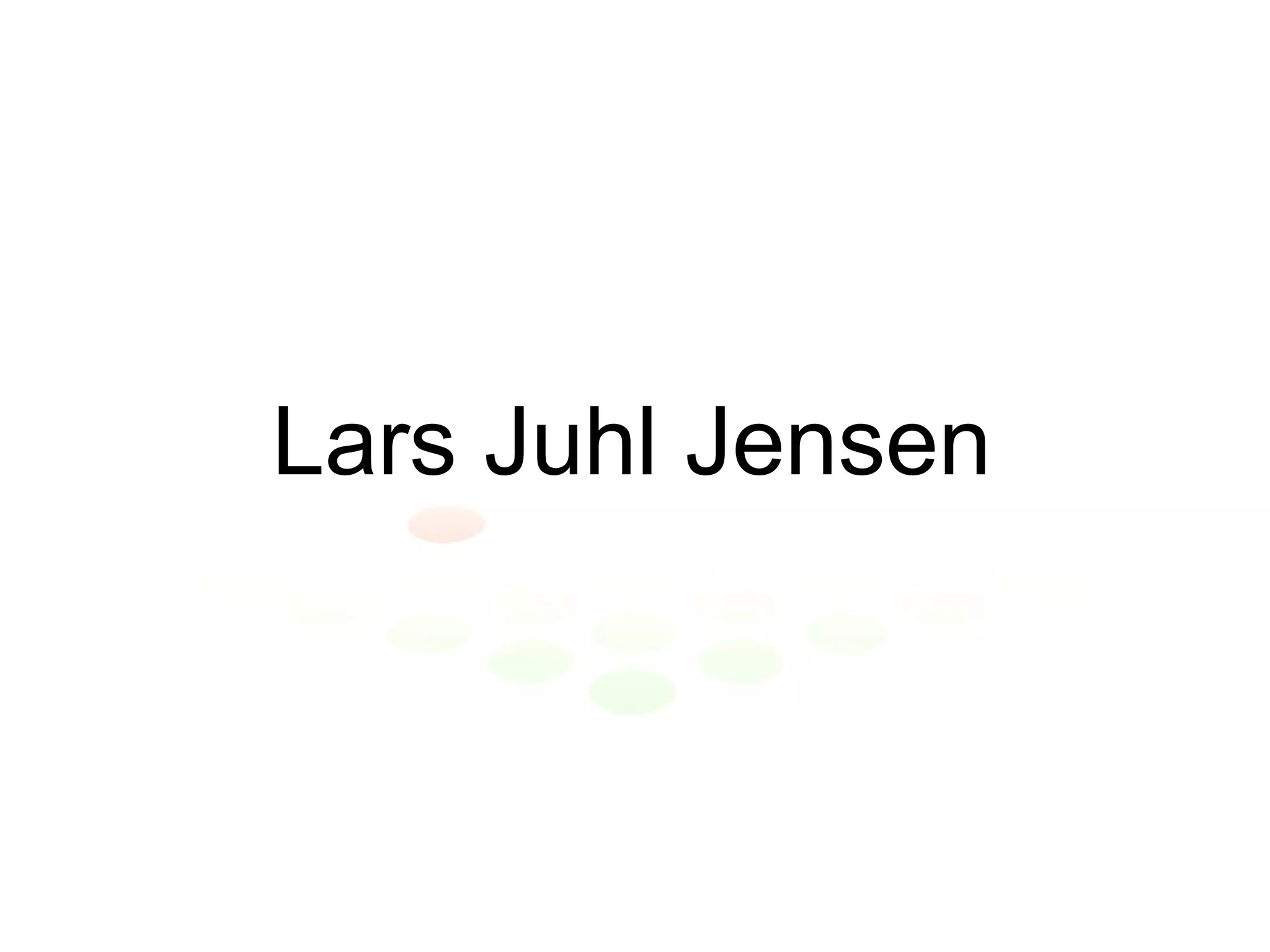 Lars Juhl Jensen 