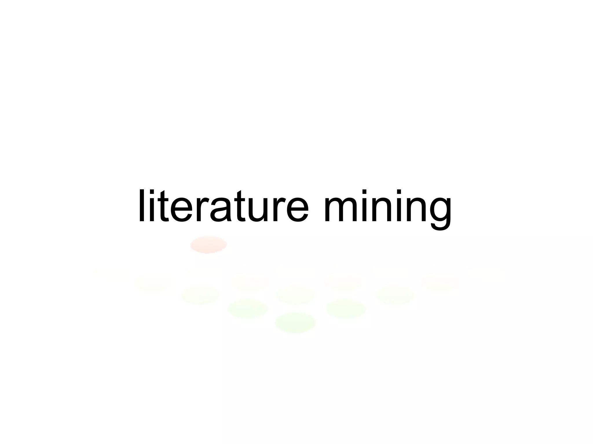 literature mining 