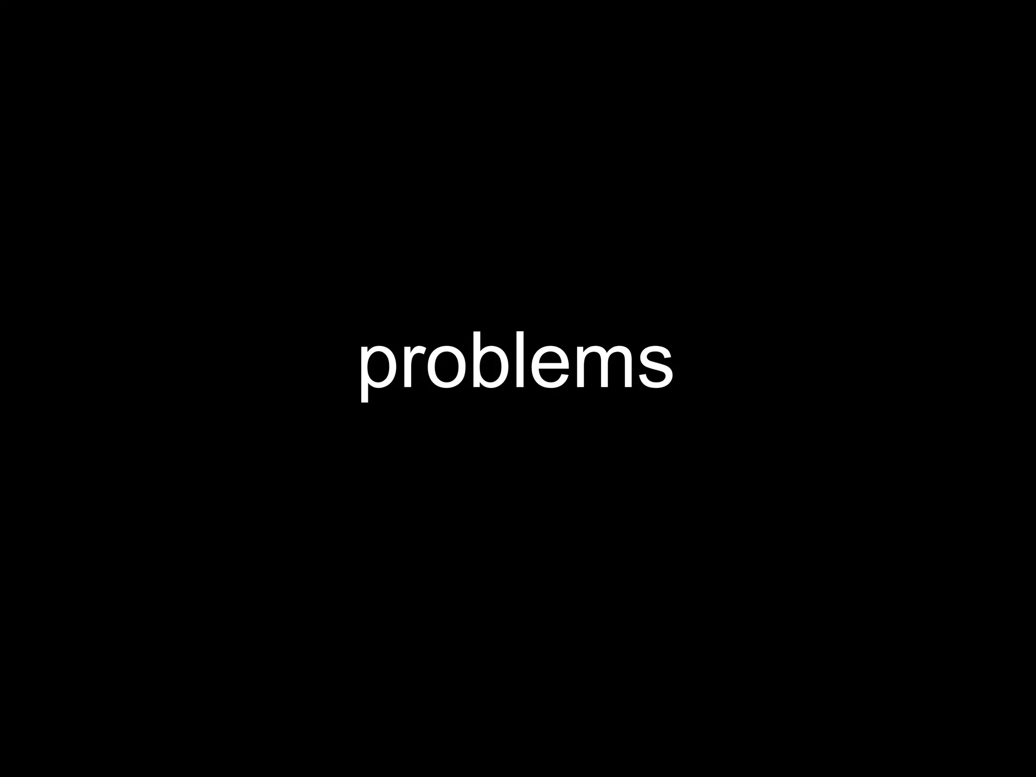problems 