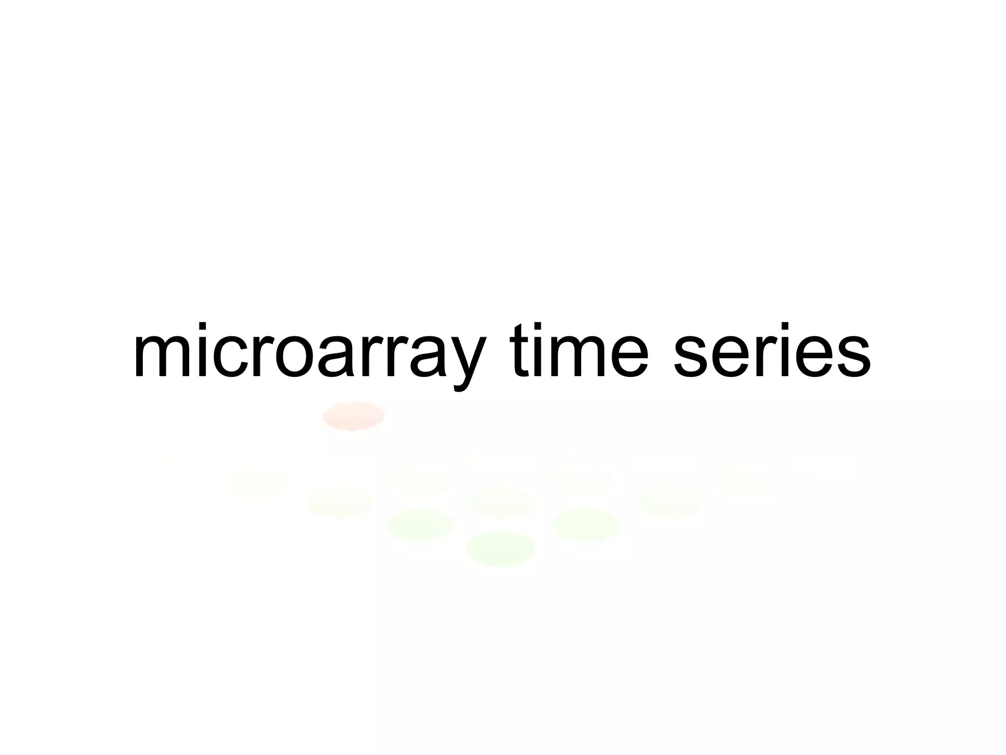 microarray time series 