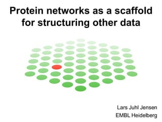 Protein networks as a scaffold for structuring other data Lars Juhl Jensen EMBL Heidelberg 