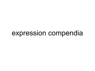 expression compendia 