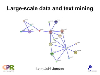 Large-scale data and text mining Lars Juhl Jensen 