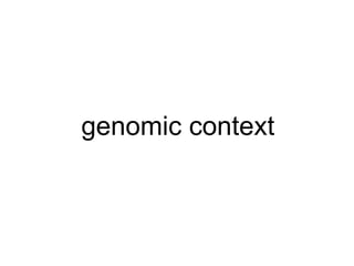 genomic context 