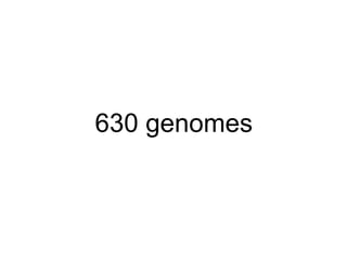 630 genomes 