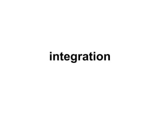 integration 