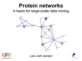 Protein networks
A basis for large-scale data mining
Lars Juhl Jensen
 