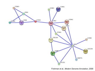 Frishman et al., Modern Genome Annotation, 2009
 