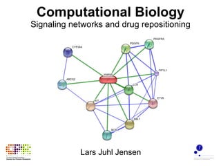 Computational Biology Signaling networks and drug repositioning Lars Juhl Jensen 