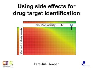 Using side effects for
drug target identification




        Lars Juhl Jensen
 