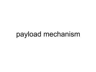 payload mechanism
 
