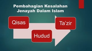 5 islam jenayah dalam tingkatan