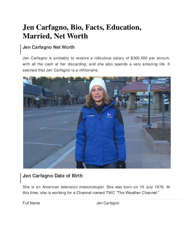 jen-carfagno-bio-facts-education-married-net-worth