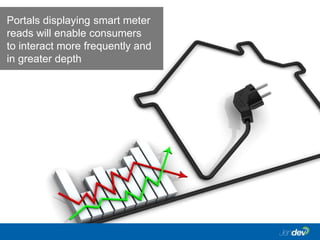 Portals displaying smart meter
reads will enable consumers
to interact more frequently and
in greater depth
 