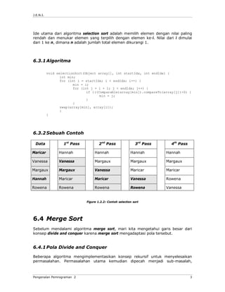Jeni Intro2 Bab06 Algoritma Sorting | PDF