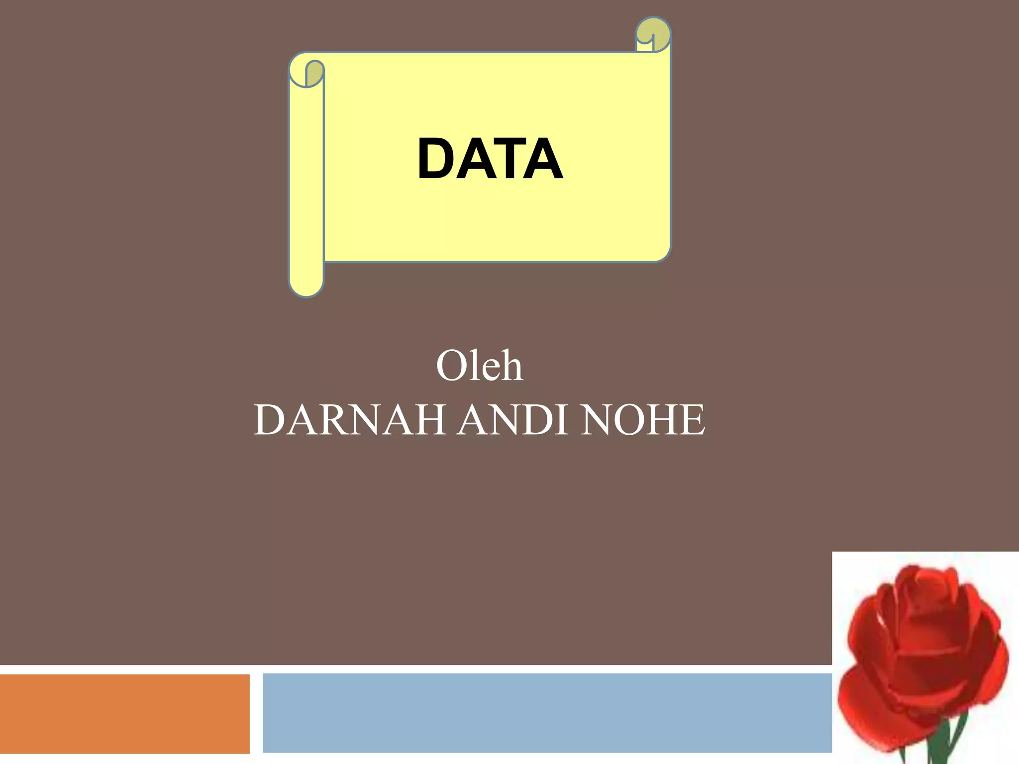 Jenis jenis data | PPT