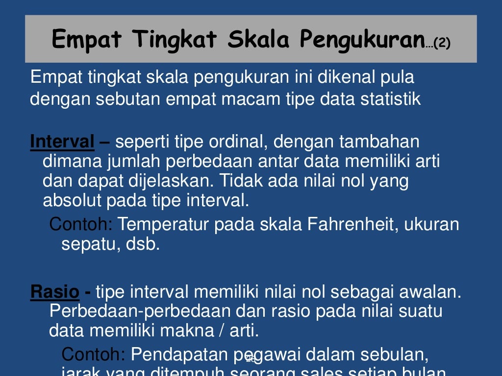Jenis jenis data dan teknik pengumpulan data