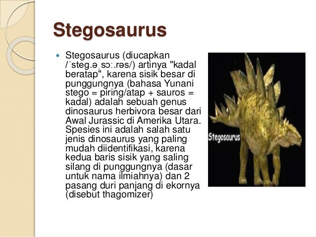 Jenis jenis dinosaurus dan  gambarnya 