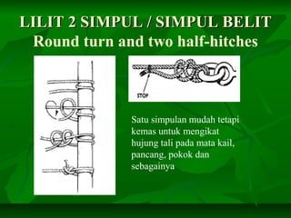 Jenis jenis ikatan (knots) | PPT