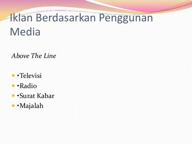 Jenis jenis iklan