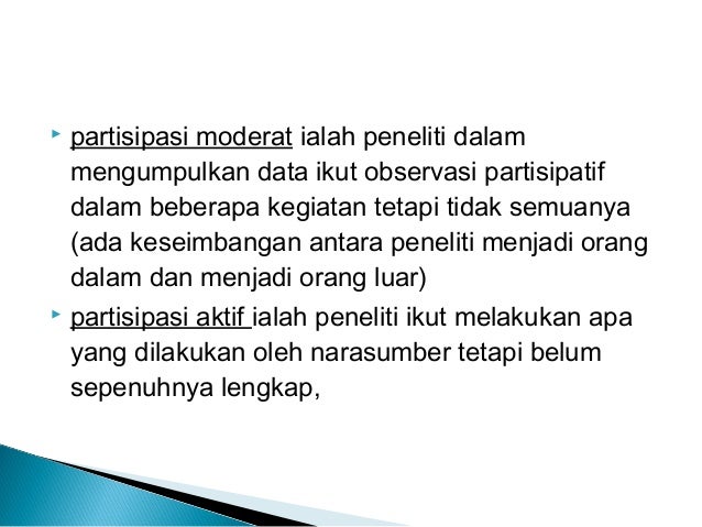 Jenis jenis instrumen dalam pengumpulan data