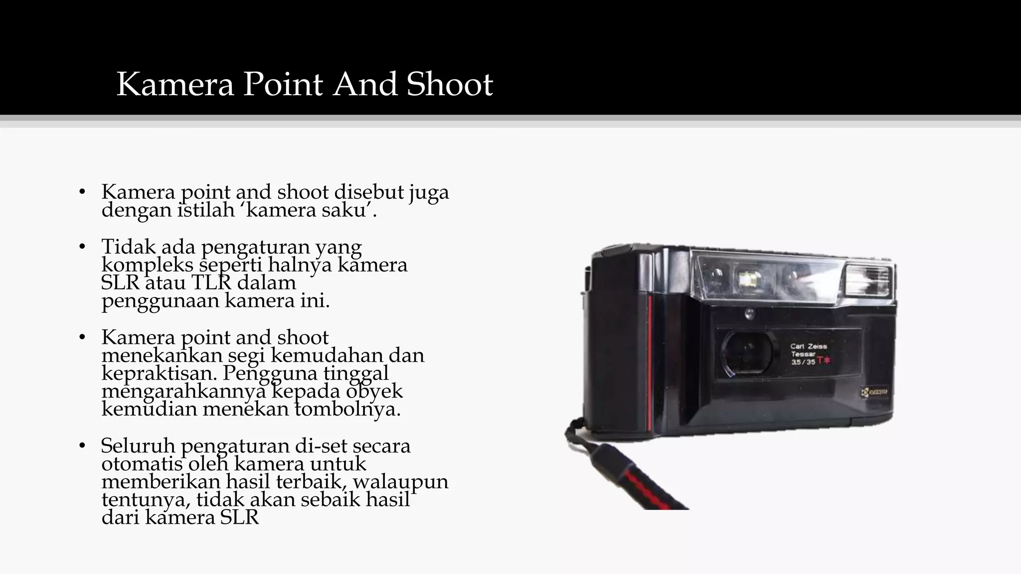 Presentasi Jenis jenis kamera | PPTX