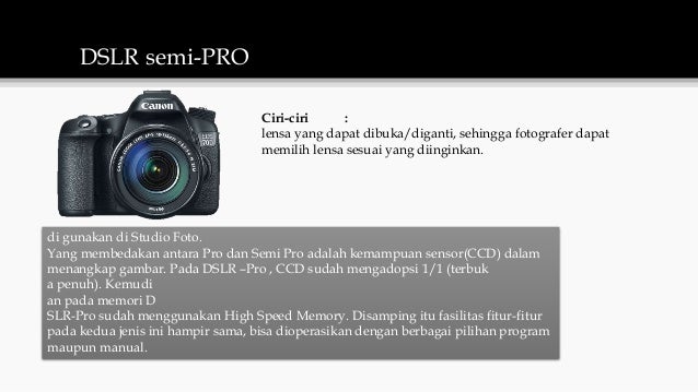 Presentasi Jenis jenis kamera