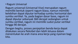 Jenis-Jenis Penjepit Benda Kerja Pada Mesin Frais.pptx