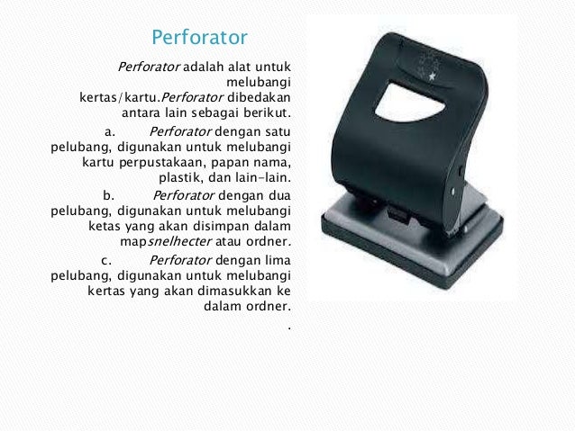 Jenis jenis peralatan arsip