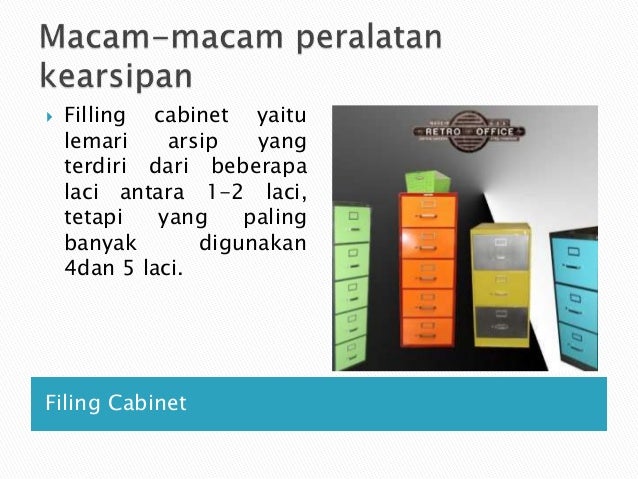 Macam Macam Peralatan Kearsipan Beserta Gambar Tempat