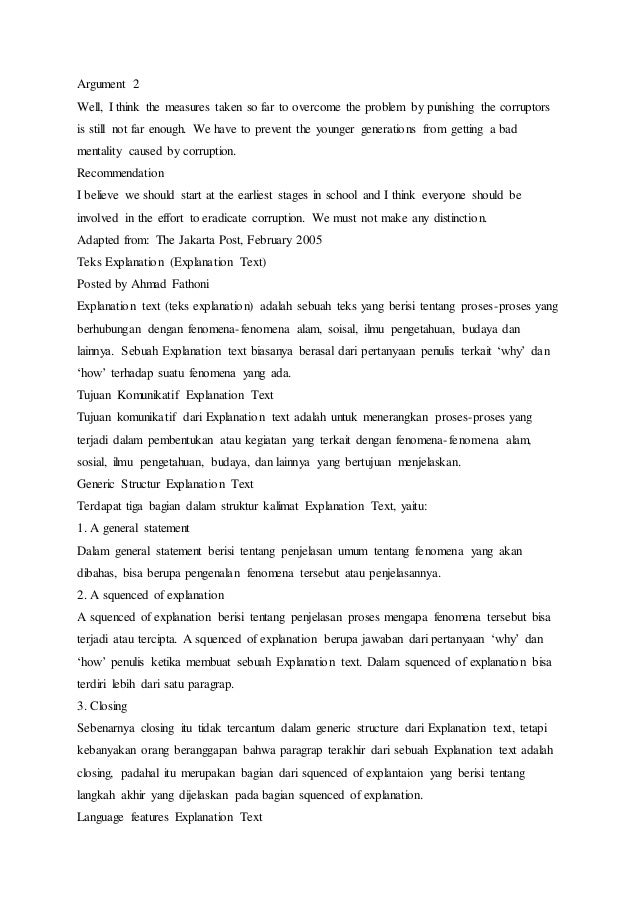 Jenis jenis teks bahasa inggris