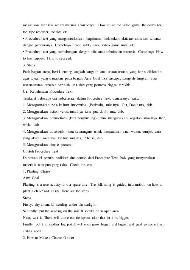 Jenis jenis teks bahasa inggris