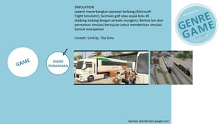 Jenis jenis (video) game | PPT