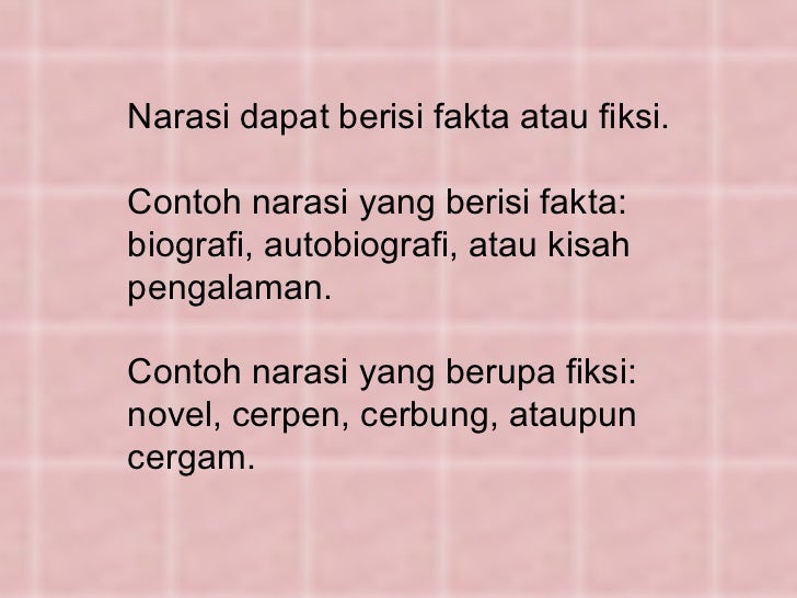 B. Indonesia Jenis karangan