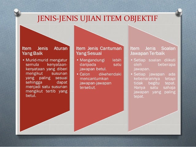 Jenis-Jenis Ujian