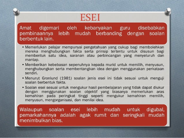 Jenis-Jenis Ujian